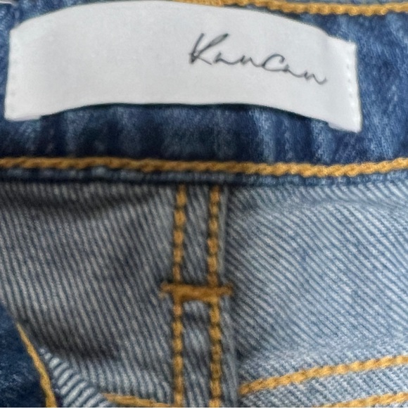 KanCan Distressed Medium Wash Boyfriend Relaxed Fit Denim Jeans Size 9/28 - Picture 6 of 16